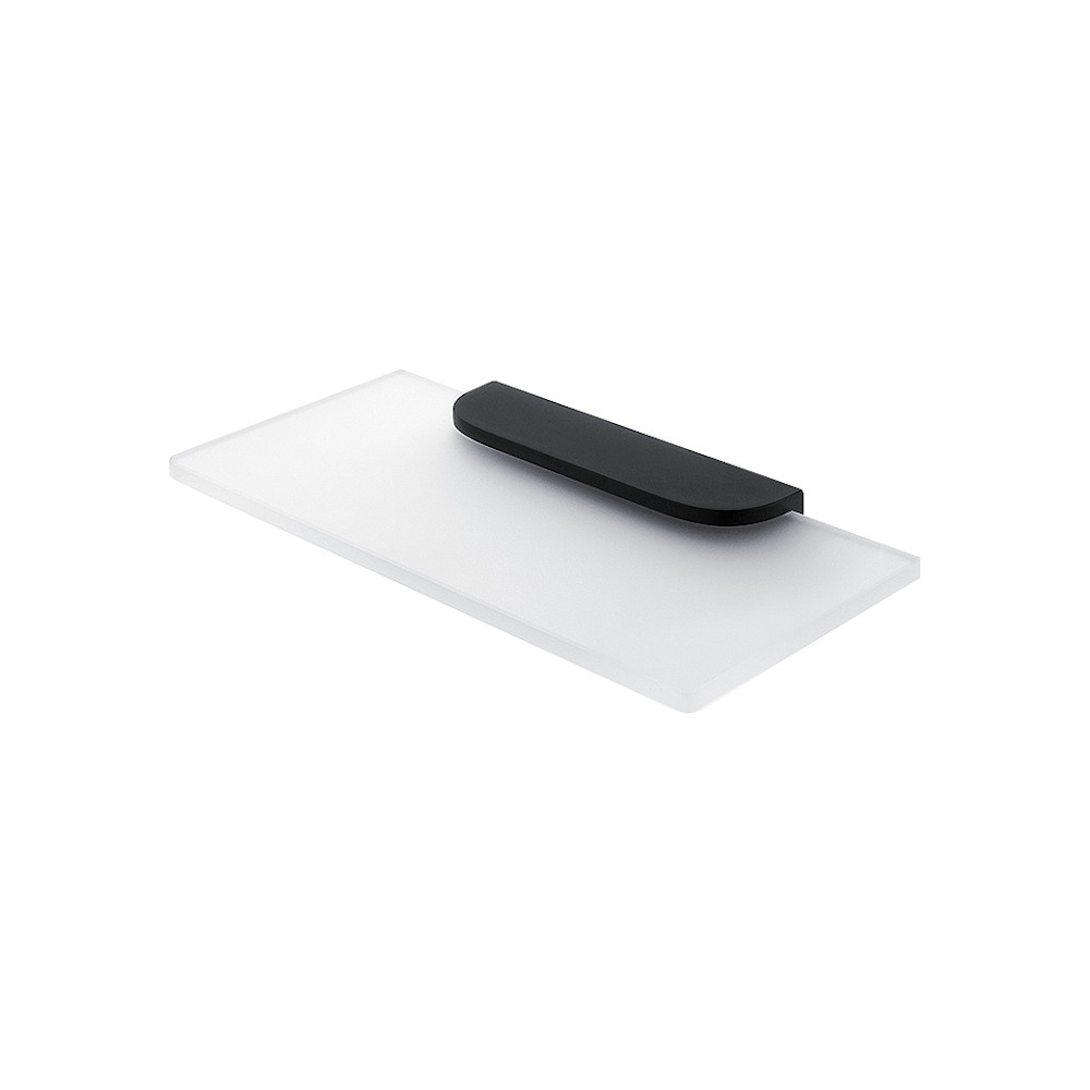 Półka szklana z uchwytem NIMCO NIKAU BLACK NKC 30091B-20-90