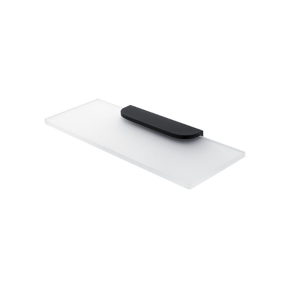 Półka szklana z uchwytem NIMCO NIKAU BLACK NKC 30091B-30-90
