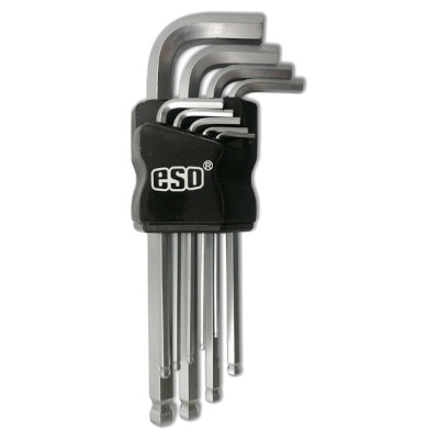 Zestaw kluczy imbusowych H1,5 - 10 (9 szt)