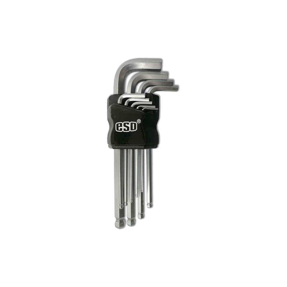 Zestaw kluczy imbusowych H1,5 - 10 (9 szt)