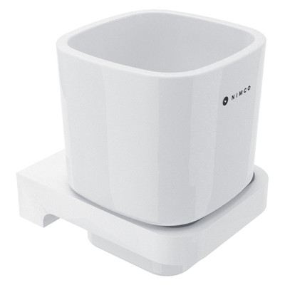 Kubek do mycia zębów NIMCO MAYA WHITE MAB 29058K-05