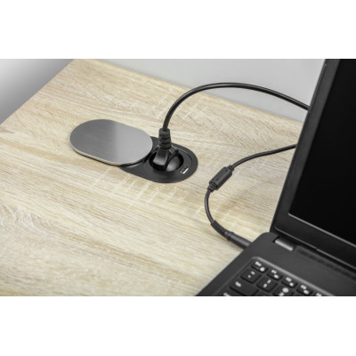 Gniazdo meblowe z ładowaniem USB GTV SLIDE