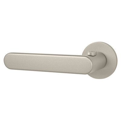 Klamka TUPAI ROUND - R 7S 3957 (z zamkiem) - Nikiel matowy