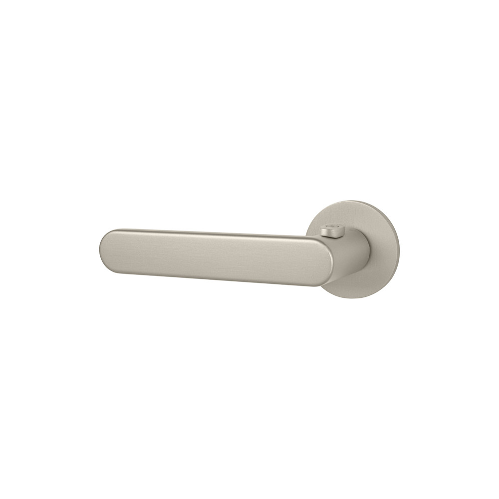 Klamka TUPAI ROUND - R 7S 3957 (z zamkiem) - Nikiel matowy