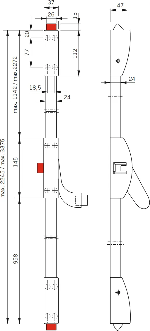 DORMA PHA 2000 D1/1B-1H-1D